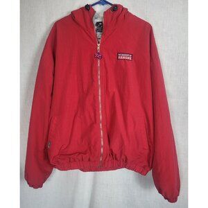 KU Jayhawks Jacket Women 2XL Red Kansas University College coat (unisex) Fall